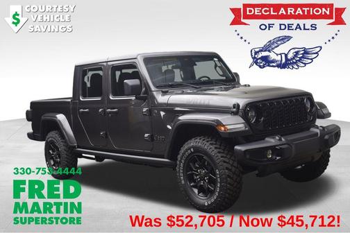 Granite Crystal Clearcoat Metallic 2026 Jeep Gladiator Sport