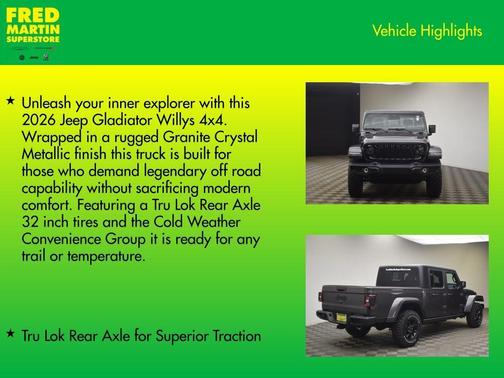 2026 Jeep Gladiator Sport