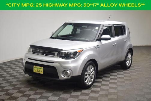 Bright Silver 2018 Kia Soul +