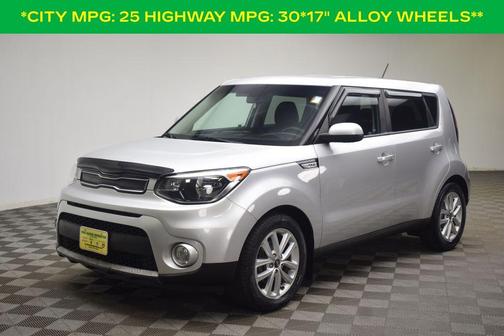 Bright Silver 2018 Kia Soul +