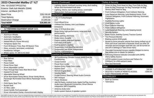 2023 Chevrolet Malibu LT