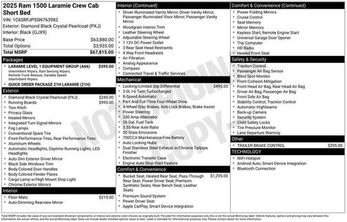 2025 RAM 1500 Laramie