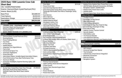 2025 RAM 1500 Laramie