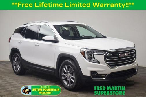 Summit White 2023 GMC Terrain SLT
