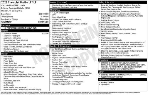 2023 Chevrolet Malibu LT