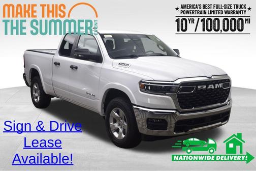 Bright White Clearcoat 2026 RAM 1500 Big Horn/Lone Star