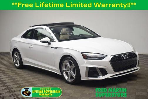 Ibis White 2022 Audi A5 45 S line quattro Premium