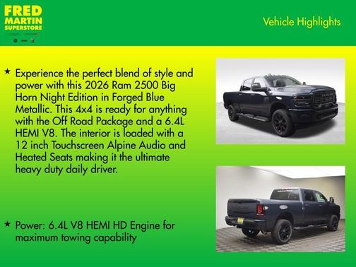 2026 RAM 2500 Big Horn