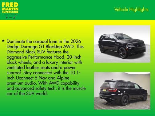 2026 Dodge Durango GT