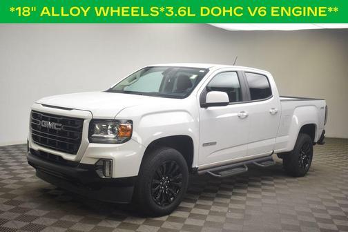 Summit White 2022 GMC Canyon Elevation