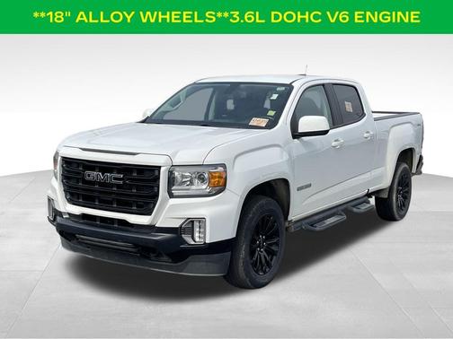 Summit White 2022 GMC Canyon Elevation