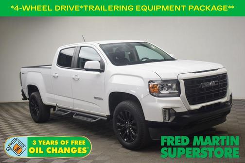 Summit White 2022 GMC Canyon Elevation
