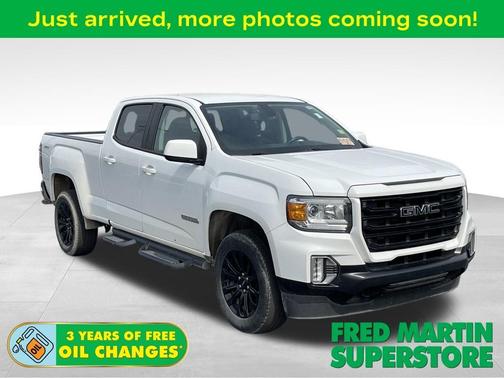 Summit White 2022 GMC Canyon Elevation