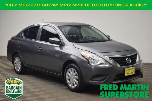 Gun Metallic 2018 Nissan Versa S