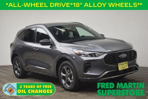 Gray Metallic 2024 Ford Escape ST-Line