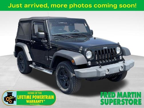Black Clearcoat 2018 Jeep Wrangler JK Sport