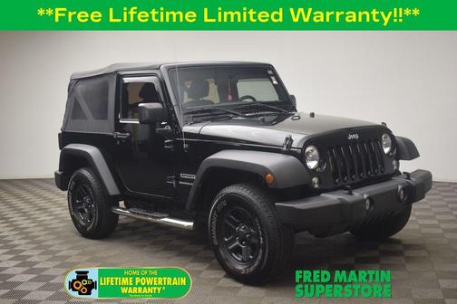 Black Clearcoat 2018 Jeep Wrangler JK Sport