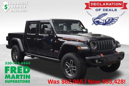Black Clearcoat 2026 Jeep Gladiator Mojave