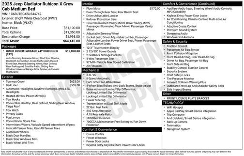 2025 Jeep Gladiator Rubicon