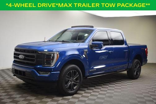 Atlas Blue Metallic 2022 Ford F-150 Lariat