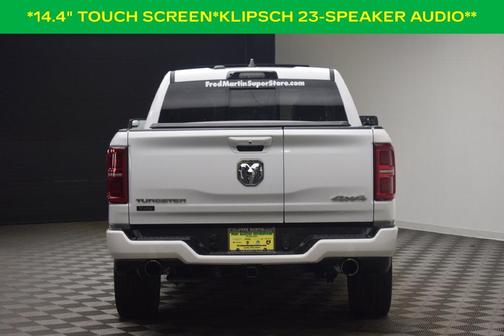 Bright White Clearcoat 2025 RAM 1500 Tungsten