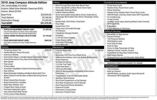 2018 Jeep Compass Altitude