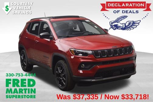 Red 2026 Jeep Compass Latitude