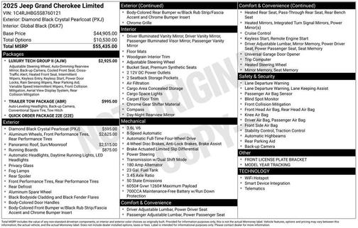 2025 Jeep Grand Cherokee Limited