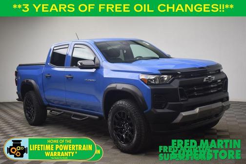 Reef Blue Metallic 2025 Chevrolet Colorado Trail Boss