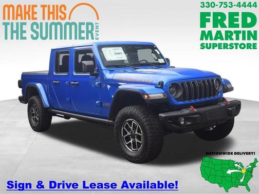 Hydro Blue Pearlcoat 2026 Jeep Gladiator Rubicon