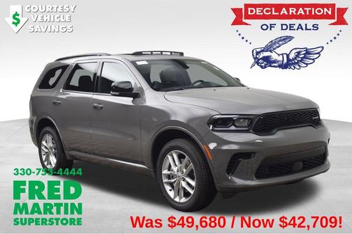 Destroyer Gray Clearcoat 2026 Dodge Durango GT