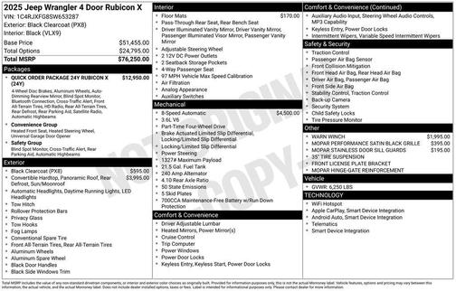 2025 Jeep Wrangler Rubicon