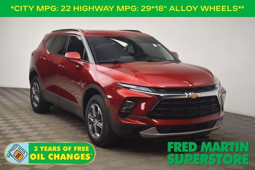 Radiant Red 2024 Chevrolet Blazer LT