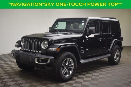 Black Clearcoat 2020 Jeep Wrangler Unlimited Sahara