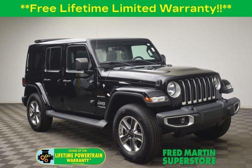 Black Clearcoat 2020 Jeep Wrangler Unlimited Sahara
