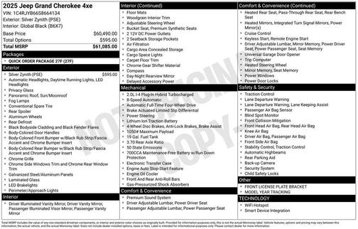 2025 Jeep Grand Cherokee 4xe Base