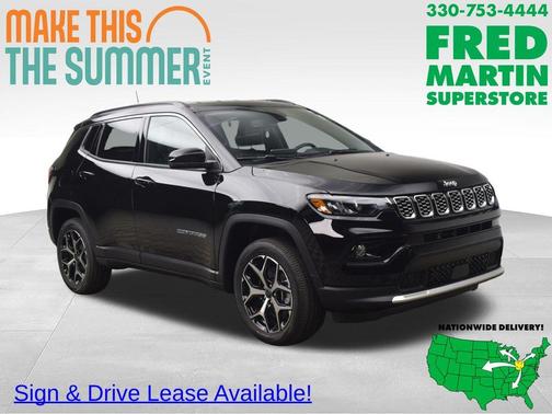 Diamond Black 2026 Jeep Compass Limited