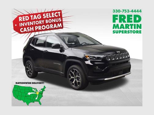 Diamond Black 2026 Jeep Compass Limited
