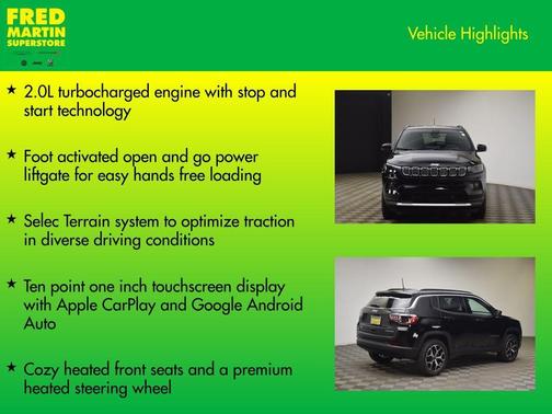 Diamond Black 2026 Jeep Compass Limited