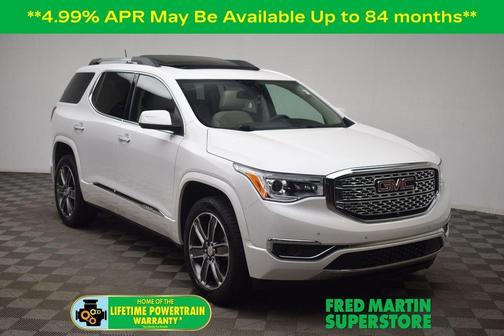 White Frost Tri-Coat 2019 GMC Acadia Denali