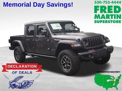 Granite Crystal Clearcoat Metallic 2026 Jeep Gladiator Rubicon