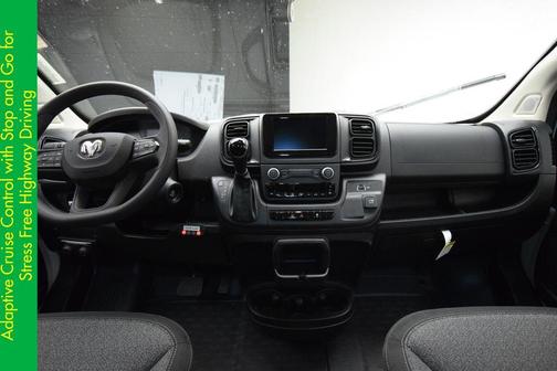Bright White Clearcoat 2026 RAM ProMaster 3500 Window Van High Roof