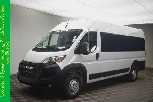 Bright White Clearcoat 2026 RAM ProMaster 3500 Window Van High Roof