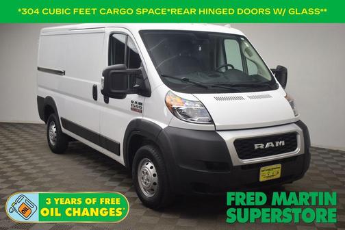 Bright White Clearcoat 2021 RAM ProMaster 1500 Low Roof
