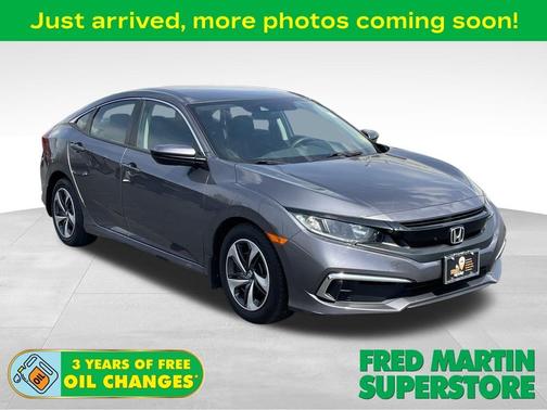 Modern Steel Metallic 2021 Honda Civic LX