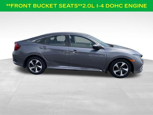 Modern Steel Metallic 2021 Honda Civic LX