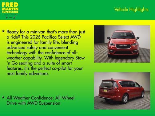 2026 Chrysler Pacifica Select