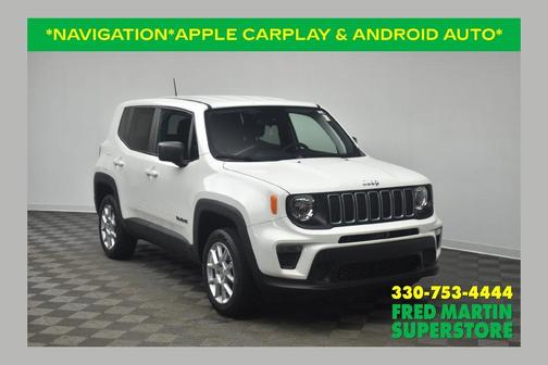 Alpine White Clearcoat 2023 Jeep Renegade Latitude