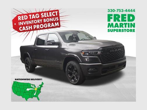 Granite Crystal Clearcoat Metallic 2026 RAM 1500 Big Horn/Lone Star