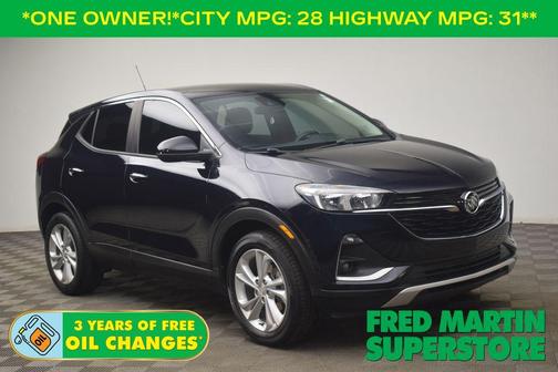 Dark Moon Blue Metallic 2021 Buick Encore GX Preferred